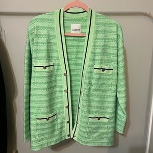💚 Sandro Two-Tone Cardigan